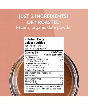 NutJar Premium Pecan Spread 240 g No Artificial Colours or Preservatives Vegan Gluten Free Keto Friendly Made in Canada 240 g (Pack of 1) - Buy Online on GoSupps.com