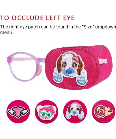 4Pcs Pink Eye Patches for Kids | Girls Medical Eye Patch for Lazy Eye (Left Eye Coverage - Buy Online on GoSupps.com
