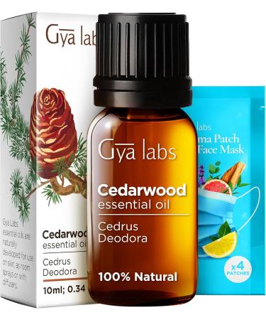 Frankincense Roll On & Cedarwood Essential Oil for Hair Set - Essential Oils Aromatherapy Roll On with Essential Oil Set - 2x0.34 fl oz - Gya Labs - Buy Online on GoSupps.com