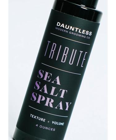 Dauntless Modern Grooming Co. TRIBUTE SEA SALT SPRAY | Adds Volume Texture and Body| For Men and Women 4 Fl Oz (Pack of 1) 4.0 fluid_ounces Pack of 1 - Buy Online on GoSupps.com