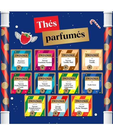 TWININGS Calendrier de l Avent Th s & Infusions 2025 24 Sachets D gustation 11 Th s Parfum s 8 Infusions Gourmandes 5 Th s Verts Id e Cadeau No l Coffret dition Limit e Esprit Londonien - Buy Online on GoSupps.com