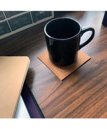 Millennial Essentials 25 Pack Self-Adhesive Cork Squares 4 x 4 Inches Cork Backing Sheets Cork Tiles for Cork Coasters and DIY Crafts - Buy Online on GoSupps.com