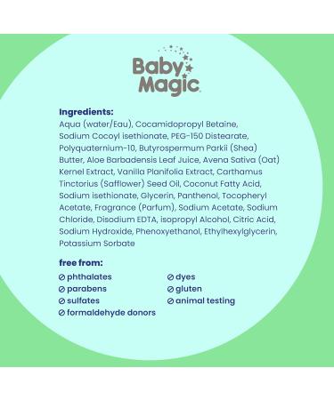 Buy Baby Magic Soothing Hair & Body Wash - Vanilla & Oat 30 Fl Oz - Gentle Skin Cleaning for Babies - International Shipping Available - Buy Online on GoSupps.com