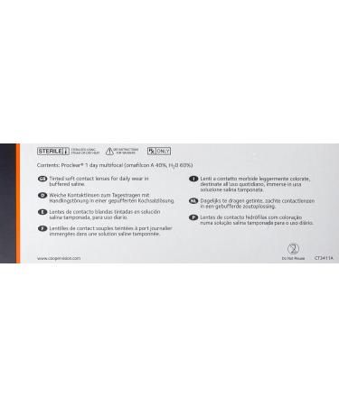 Proclear 1-Day Multifocal Soft Contact Lenses - 30 Pack | BC 8.70 mm DIA 14.20 ADD Med -3.00 Diopters | International Shipping Available - Buy Online on GoSupps.com