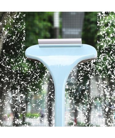 Generic Window Cleaner Brush - Window Scraper Brush - Portable Window Cleaner Tool Window Floor Washing Equipment For Wardrobes Cabinets Sofa Bathroom Doors Blue - Buy Online on GoSupps.com