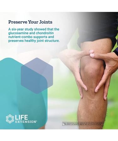 Life Extension Glucosamine Chondroitin Capsules - 100ct for Joint Health - Buy Online on GoSupps.com