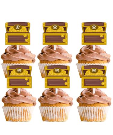 S-Cp-1026Ice Cream Fruit Dessert Cupcake Topper Colorful Glitter Happy Birthday Sensory Pop Game Theme Decor Supplies Baby Shower Boys Girls Birthday Party Decorations