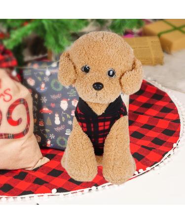 Rbenxia Buffalo Plaid Dog Sweaters 4-Pack | Soft Fleece Vest Pullover for Small Pets | Winter Outfits for Dogs and Cats - Buy Online on GoSupps.com