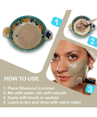 Zakia's Moroccan Rhassoul Clay Mask - Organic Natural Facial & Body Clay - 1 lb for Radiant Skin - Buy Online on GoSupps.com