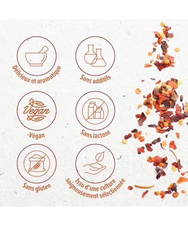 Flocons de Piment Monte Nativo (500g) - Piment en Flocons - pices aromatiques s ch es avec soin id ales pour Cuisiner et Assaisonner - Ar me et Go t intenses Flocons de piment 500 g (Lot de 1) - Buy Online on GoSupps.com