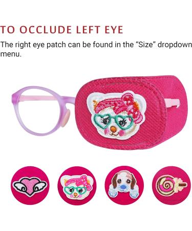 4Pcs Pink Eye Patches for Kids | Girls Medical Eye Patch for Lazy Eye (Left Eye Coverage - Buy Online on GoSupps.com