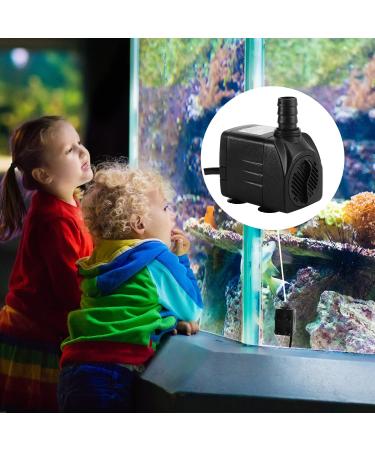 CWKJ 400GPH Submersible Water Pump - Durable 25W Outdoor Fountain Pump for Aquarium, Pond, Fish Tank - 6.5ft Power Cord, 3 Nozzles - Hydroponics, Backyard Fountain - Buy Online on GoSupps.com