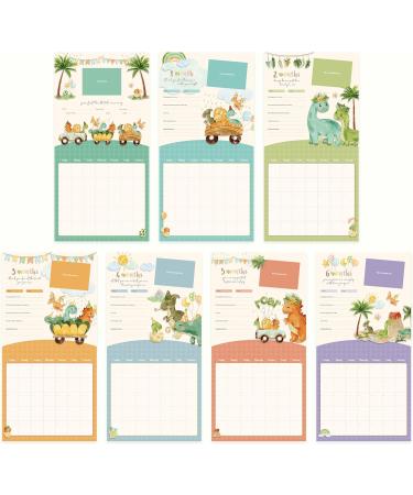 Bright Day Baby's First Year Calendar - Dinosaur Theme Milestone Tracker for Baby Boy or Girl - Capture Precious Moments and Memories - Buy Online on GoSupps.com