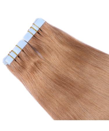 Premium Tape-In Hair Extensions #12/60 Ombre - 60cm | 100% Remy Real Hair | 30 Tresses (2.5g Each) - Tress by Novon - Buy Online on GoSupps.com