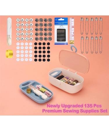 FKOG Green Sewing Project Kit 135 Pcs - Family Sewing & Repair Supplies - DIY Sewing Thread Accessories - Traveler Sewing Kit - Green - Buy Online on GoSupps.com