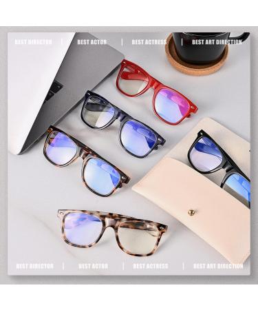 Abejojo Blue Light Blocking Reading Glasses for Women Oversized UV Protection Spring Hinge White Tortoise 2.75 Diopter - Buy Online on GoSupps.com