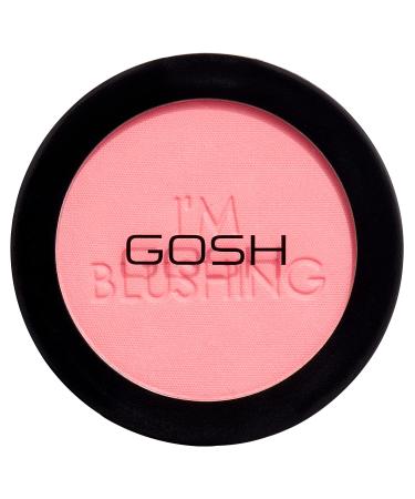 Gosh i m blushing rouge powder i powder blush for emphasized cheeks i light silky formula i matt powder for natural make-up looks i Suitable for all skin types i 100% vegan i 002 amour 002 amour 1 piece (1 Pack)