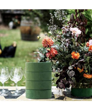 Max Shape 6 Packs 6.5'' Large Round Floral Foam Blocks for Artificial Flowers - Ideal for Wedding Aisle and Party Decor - Buy Online on GoSupps.com