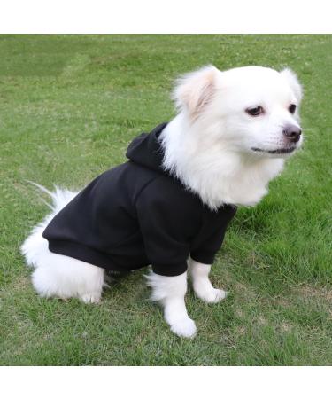 Buy Hualisiji XXL Black Dog Hoodie - Soft Comfortable & Elastic for Dogs | International Shipping Available - Buy Online on GoSupps.com