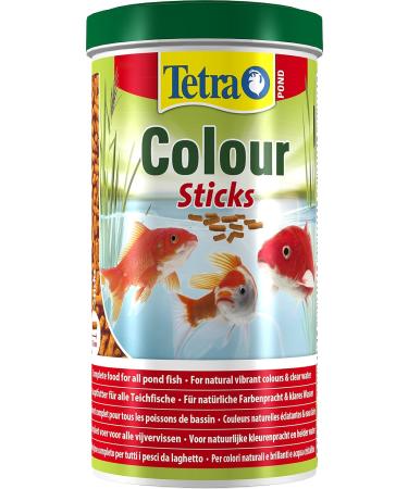 Tetra Pond Color Sticks - Premium Fish Feed for Vibrant Colors & Clear Water | 1L Can - Buy Online on GoSupps.com