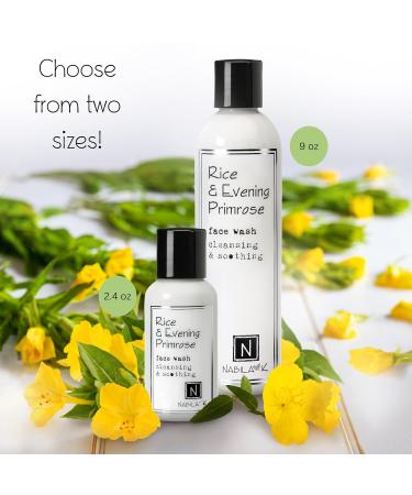 Nabila K Rice & Evening Primrose Face Wash Cleansing and Soothing Reduces Inflammation All Skin Types 2.4 fl oz Rice & Evening Primose 2.4 Fl Oz (Pack of 1) - Buy Online on GoSupps.com