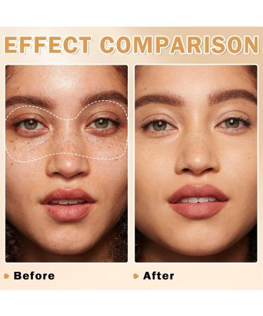 CAHIUYOA Mineral Sun Screen Eye Cream for Dark Circles & Fine Lines | Travel Size Under Eye Cream - 01 Light - Buy Online on GoSupps.com