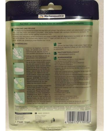 Balea Callus Remover Socks - Effective Callus Removal | 1 Pair (2 Pieces) for Soft Smooth Feet - Buy Online on GoSupps.com