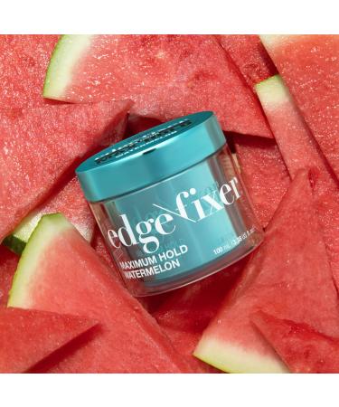 KISS Colors & Care Maximum Hold Edge Fixer Gel | Non-Greasy Biotin B7 Formula | 24 Hour Hold | Watermelon Scent | 3.38 Fl. Oz (100 ml) - International Shipping Available - Buy Online on GoSupps.com