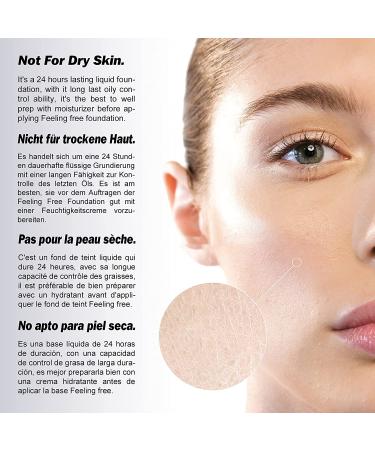 Lacomchir Feeling Free Foundation - Longwear Medium-Full Coverage Liquid Makeup 1.11fl. oz (Light) - Buy Online on GoSupps.com