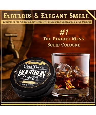Occo Bobbo - Solid Cologne Bourbon and Sandalwood Scent. Solid Bourbon Cologne For Men - Men's Solid Cologne - 2 Ounce - Concentrated Balm. A Smooth Blend Of Woody Oak Barrel Bourbon 2 Ounce (Pack of 1) - Buy Online on GoSupps.com