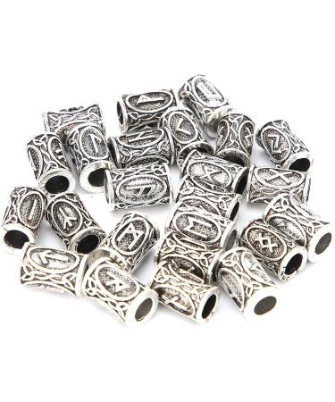 Perles de Cheveux pour Hommes 24pcs Perles de Dreadlock Hommes Perles de Barbe pour le Voyage pour le Salon - Buy Online on GoSupps.com