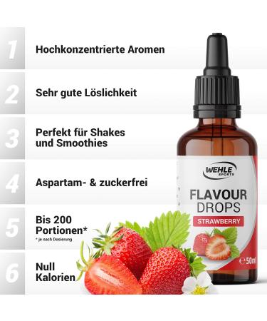 Flavor Drops Sugar-Free 50ml - Wehle Sports Cookies & Cream - Calorie-Free Sweetness for Quark Porridge & More - Buy Online on GoSupps.com