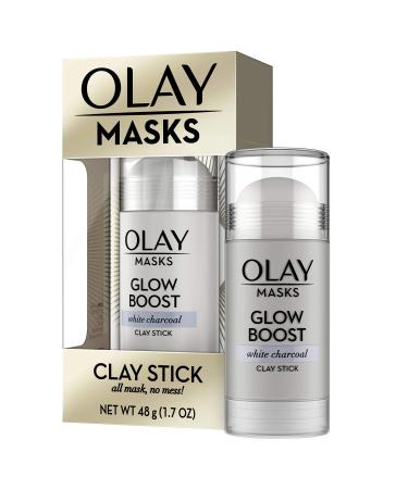 Olay Masks - Clay Stick Mask - Glow Boost - Anthracite White 48 g