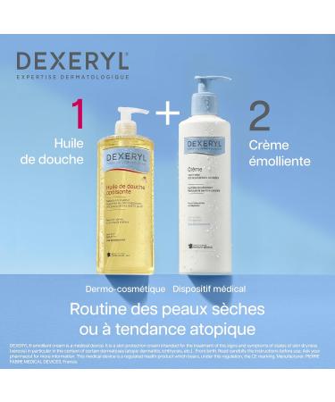DEXERYL - Huile de Douche Apaisante - Nettoie & Relipide la Peau d s la naissance - Pr serve la Barri re Cutan e - Peaux Tr s S ches ou Tendance Atopique - Sans Savon Sans Parfum - 1L 1 L - Buy Online on GoSupps.com