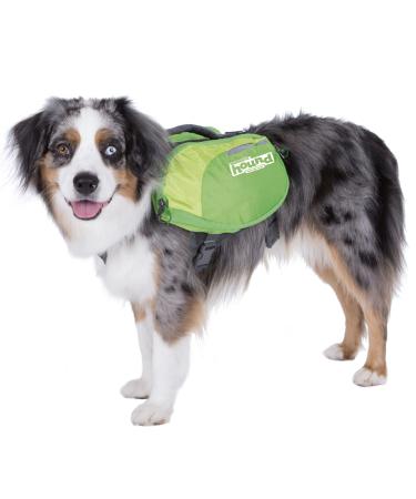 Outward Hound DayPak Green Dog Saddleback Backpack Medium Green M (Pack of 1)