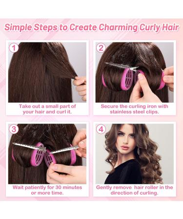 Qinzave 41-Piece Curlers Set - Large Self-Adhering Hair Rollers 64mm 55mm 48mm for All Hair Lengths - Volume & Style with Comb & Braid Tools - Buy Online on GoSupps.com
