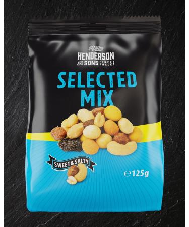 Henderson and Sons Student Food Selected Mix - 125g Nut Mix | Colorful Sweet & Salted Nuts Roasted Peanuts - International Shipping Available - Buy Online on GoSupps.com
