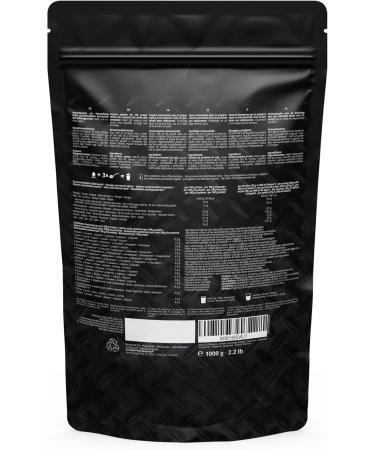 ALPHATIER Protein Powder with BCAA and EAA - Chocolate Peanut 1000 g - with 82% Protein - Chocolate and Peanut - Soy Protein - Gluten Free + Lactose Free - Buy Online on GoSupps.com