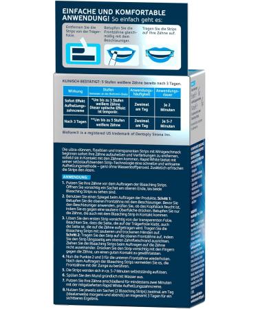 Rapid White Tooth Whitening Strips Set | Express Bleaching for a Bright Smile - Self-Resolution Technology - Buy Online on GoSupps.com
