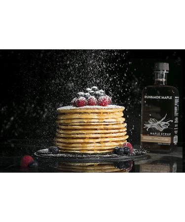 Runamok Maple Cinnamon + Vanilla Infused Organic Vermont Maple Syrup 8.45oz - Perfect for Maple Coffee - Buy Online on GoSupps.com