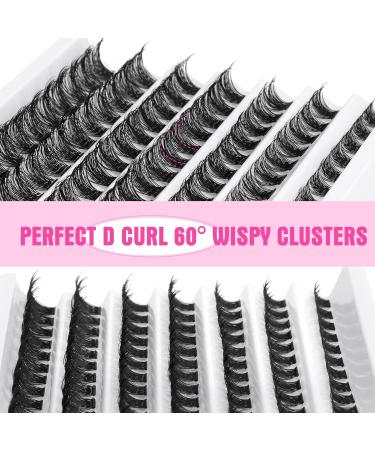 JIMIRE CL05 84Pcs DIY 5D Wispy Eyelash Clusters | D Curl Individual Lashes 10-16MM | Fluffy Self Application Extensions - Buy Online on GoSupps.com
