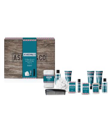 MAD BEAUTY + ASHDEN & CO Advent Calendar 12 Days of Delightful Men s Bath and Body Goodies for Healthy Skin Body Wash After Shave Balm and More Hydrating Rejuvenating Relaxing