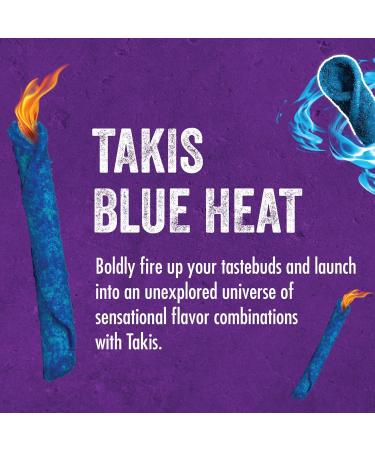 Takis Blue Heat Limited Edition 2oz (Pack of 6) - US Import - American Corn Chips - Party Snack - 6 x 56.7g Packet - Buy Online on GoSupps.com