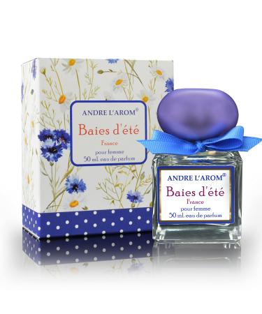 ANDRE L AROM - Eau de parfum made in France original for women - 1.6fl.oz. / 50 ml - from Grasse (BAIES D' T Citrus )