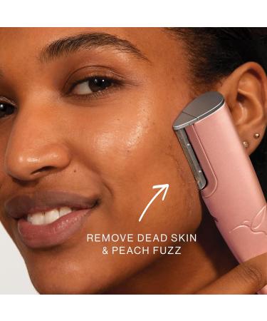 DERMAFLASH LUXE+ Sonic Dermaplaning Tool for Face Peach Fuzz Removal Anti-Aging and Exfoliation NEW Limited-Edition Rose Gold with Bonus FREE Refill Kit - Buy Online on GoSupps.com
