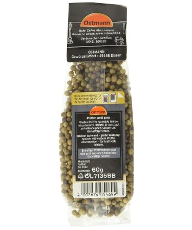Ostmann White Pepper Whole - Pack of 3 (180g) | Premium Spice for International Shipping - Buy Online on GoSupps.com