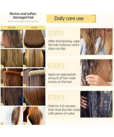 Advanced Hair Mask Professional Keratin Hair Mask 8s Revitalizes Hot Dyeing Damaged Hair Instantly Smooths Frizz for Color Treated Hair Dry Hair Repair Treatment for Damaged Hair 2.47 Oz - Buy Online on GoSupps.com