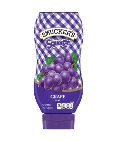 Smucker's Squeeze Grape Jelly, 20 Ounces (Pack of 12) Grape 20 Ounce (Pack of 12)