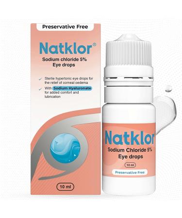 Natklor Sodium Cholride 5% Eye Drops for Corneal Oedema