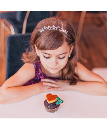 FROG SAC Birthday Girl Crown Headband - Rhinestone Princess Tiara for Kids & Teens - Buy Online on GoSupps.com